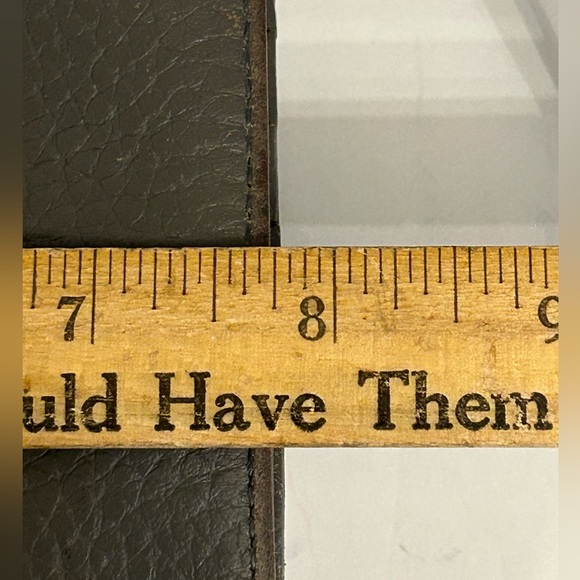 AllSaints Grey Pebbled Leather Crossbody  Purse Wallet - Picture 11 of 14